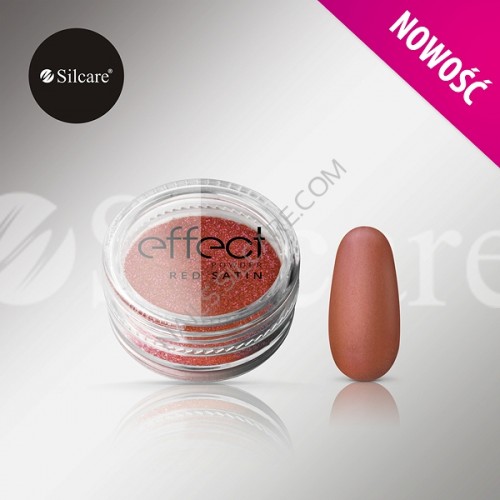 Glitter Effect Powder Red Satine